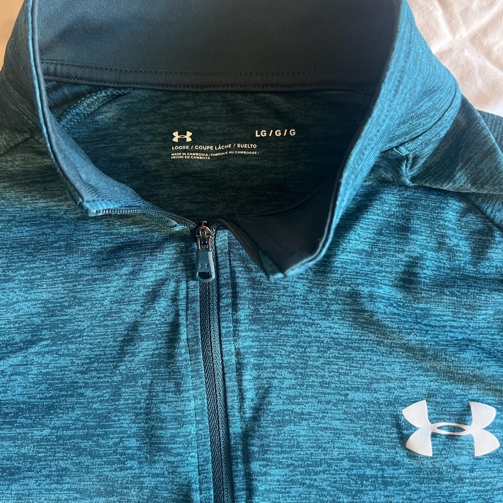 Under Armour Blue Performance Jacket Lightweight Moisture-Wicking